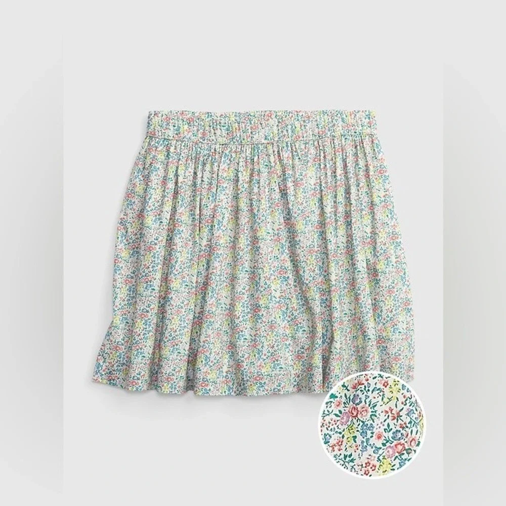 GapKids Girls Floral Pull-On Twirl Skirt‎ Size 10 NWT